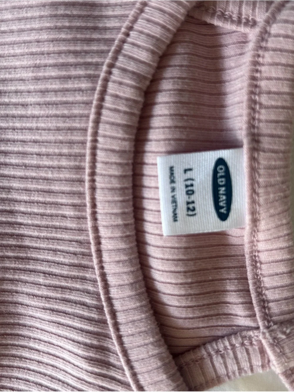Old Navy Pink Ribbed Knot Tank with Pineapple Patch